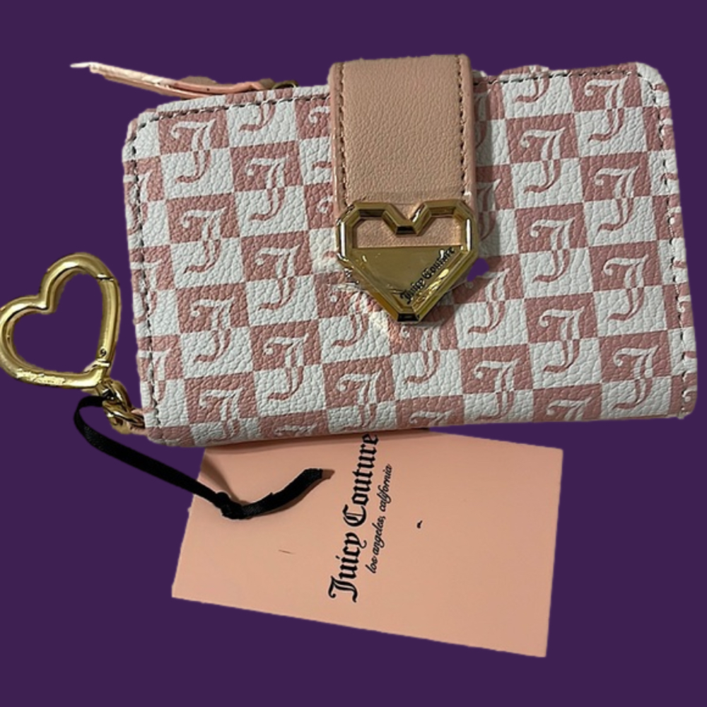 Juicy Couture Pink Diamond Modern chic Tab Card Wallet